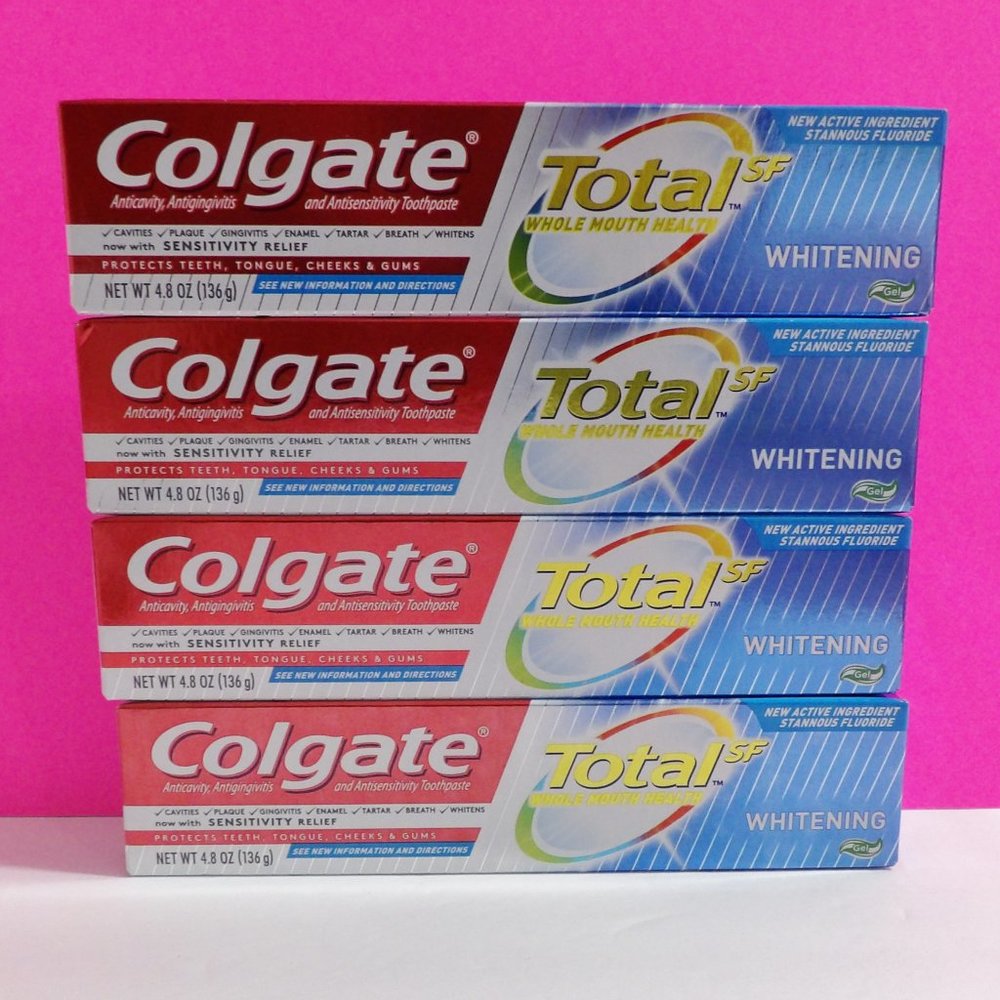 Colgate Total Whitening Gel Toothpaste Bundle